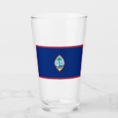 Guam Flag Glas (Voorkant)