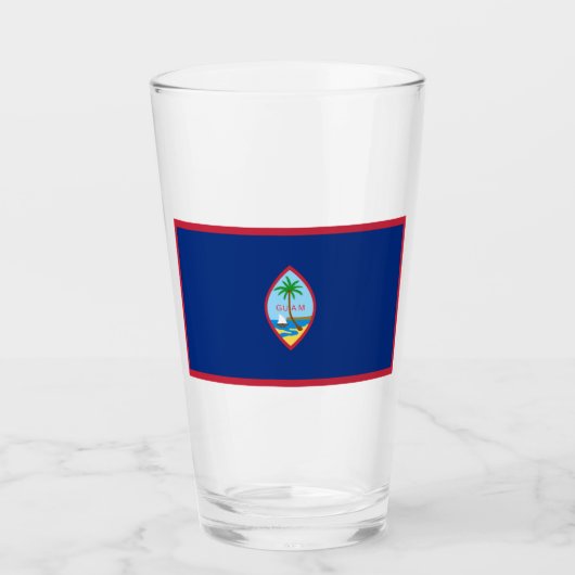 Guam Flag Glas (Voorkant)