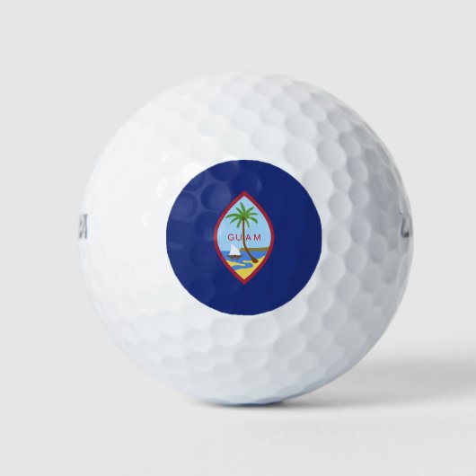 Guam Flag Golfballen (Voorkant)