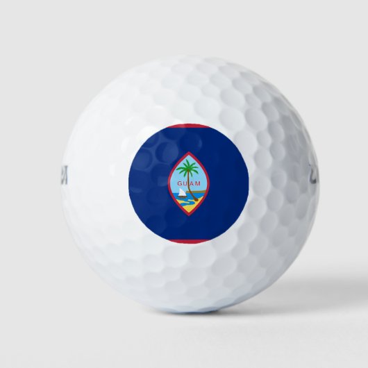 Guam Flag Golfballen (Voorkant)