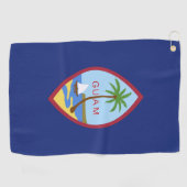 Guam Flag Golfhanddoek (Horizontaal)