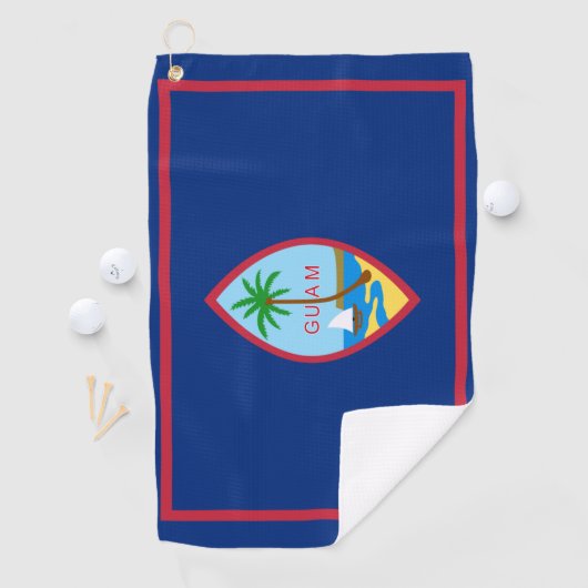 Guam Flag Golfhanddoek (Insitu)