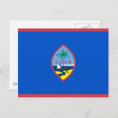 Guam Flag GU Briefkaart (Voorkant / Achterkant)