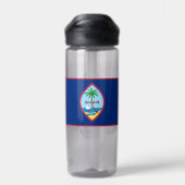 Guam Flag, Guamaian, Patriottic USA, Guam Waterfles (Achterkant)