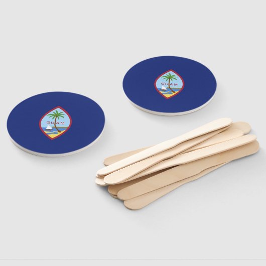 Guam Flag Handwaaier (Niet-gemonteerd)