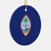 Guam Flag Keramisch Ornament (Rechts)