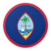 Guam Flag Keramische Knop (Voorkant)