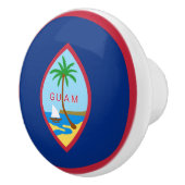 Guam Flag Keramische Knop (Rechts)