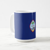 Guam Flag Koffiemok (Voorkant links)