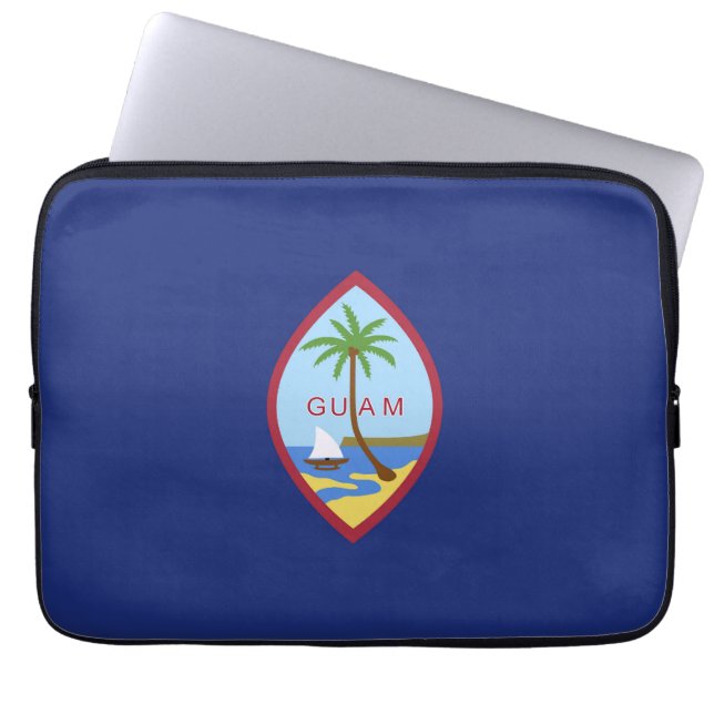 Guam Flag Laptop Sleeve (Voorkant)