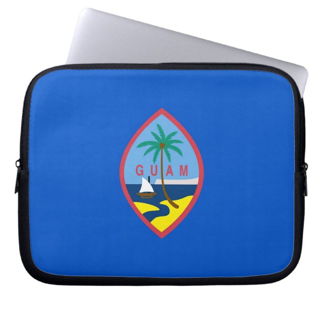 Guam Flag laptophoes Laptop Sleeve (Voorkant)