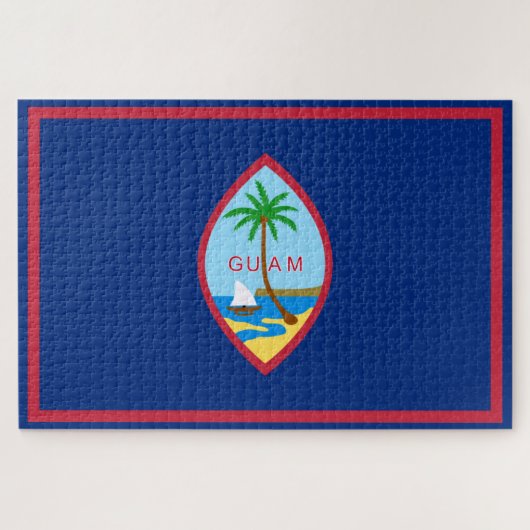 Guam Flag Legpuzzel (Horizontaal)