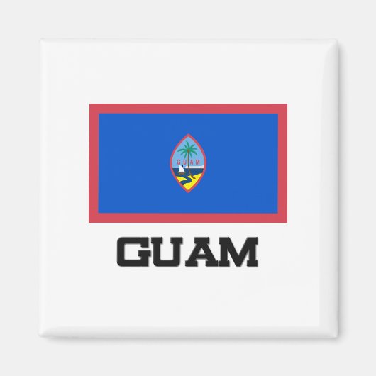 Guam Flag Magneet (Voorkant)
