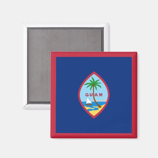 Guam Flag Magneet (Voorkant / Achterkant)