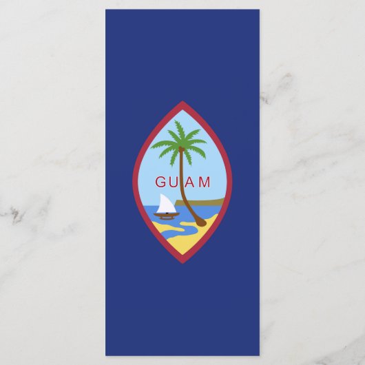 Guam Flag Menu (Achterkant)