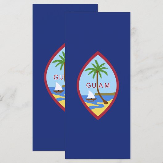 Guam Flag Menu (Voorkant / Achterkant)