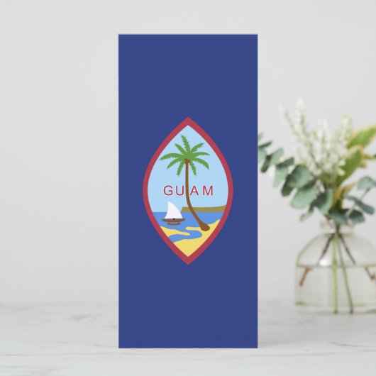 Guam Flag Menu (Staand voorkant)