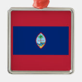 Guam Flag Metalen Ornament (Voorkant)