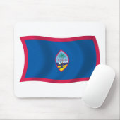Guam Flag Mousepad Muismat (Met muis)