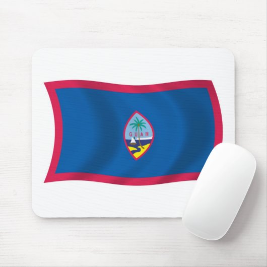 Guam Flag Mousepad Muismat (Met muis)