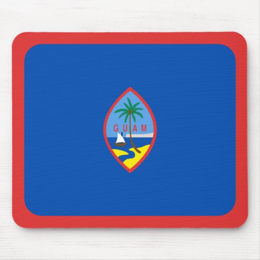 Guam Flag Mousepad Muismat (Voorkant)