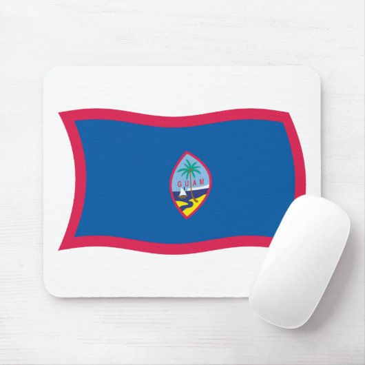 Guam Flag Mousepad Muismat (Met muis)