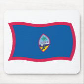 Guam Flag Mousepad Muismat (Voorkant)