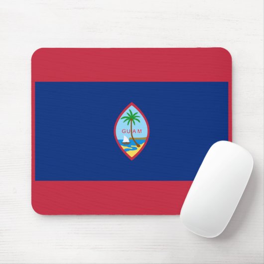 Guam Flag Muismat (Met muis)