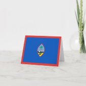 Guam Flag Notecard Kaart (Voorkant)