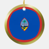 Guam Flag Ornament (Achterkant)