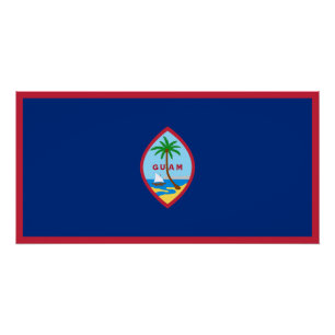 Guam Flag Perfect Poster