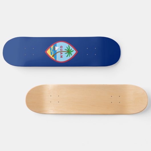 Guam Flag Persoonlijk Skateboard (Horizontaal)