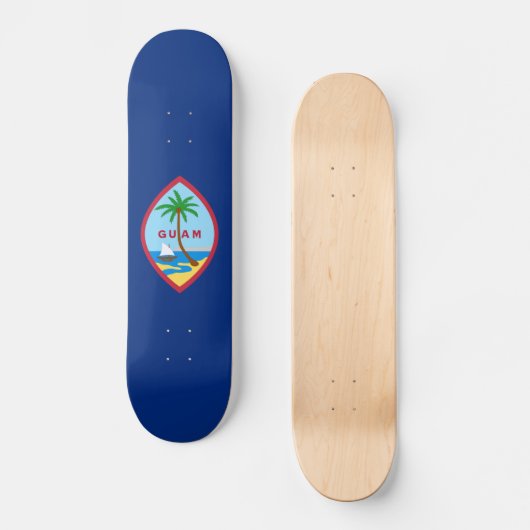 Guam Flag Persoonlijk Skateboard (Voorkant)