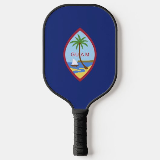 Guam Flag Pickleball Paddle (Voorkant)