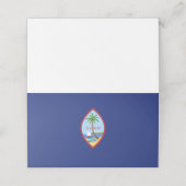 Guam Flag Plaatskaartje (Buitenkant ongevouwen)