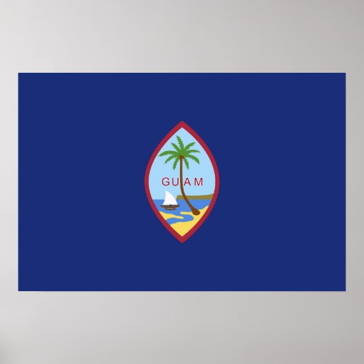 Guam Flag Poster (Voorkant)