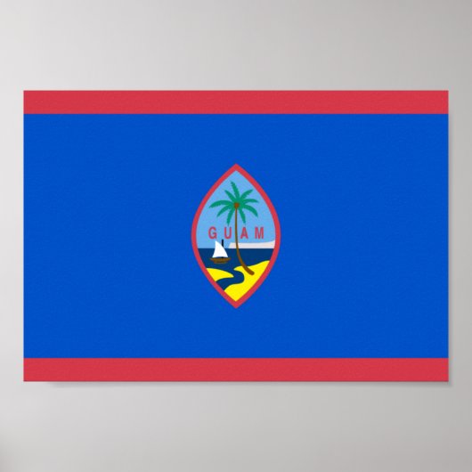 Guam Flag Poster (Voorkant)