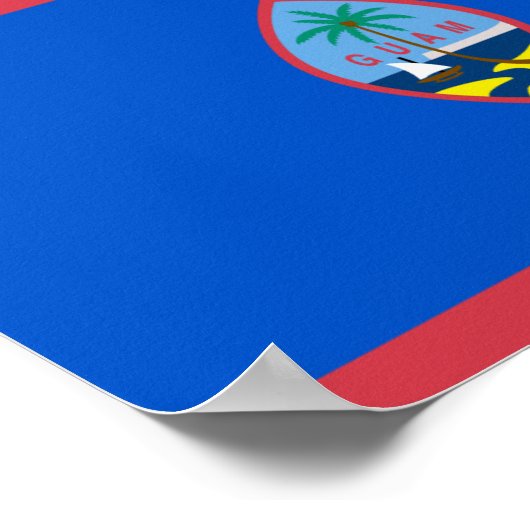 Guam Flag Poster (Hoek)