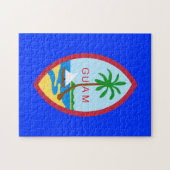 Guam Flag Puzzle Legpuzzel (Horizontaal)