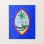 Guam Flag Puzzle Legpuzzel (Verticaal)