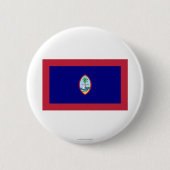 Guam Flag Ronde Button 5,7 Cm (Voorkant)