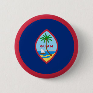 Guam Flag Ronde Button 5,7 Cm