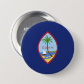 Guam Flag Ronde Button 7,6 Cm (Voorkant /achterkant)