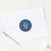GUAM FLAG RONDE STICKER (Envelop)