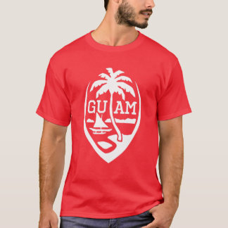 Guam Flag Seal USA 671 | Guamanian Mannen Chamorro T-shirt