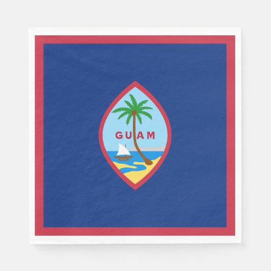Guam Flag Servet (Voorkant)
