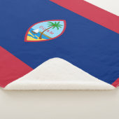 Guam Flag Sherpa Deken (3/4)