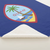 Guam Flag Sherpa Deken (3/4)