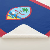 Guam Flag Sherpa Deken (3/4)
