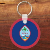 Guam Flag Sleutelhanger (Achterkant)
